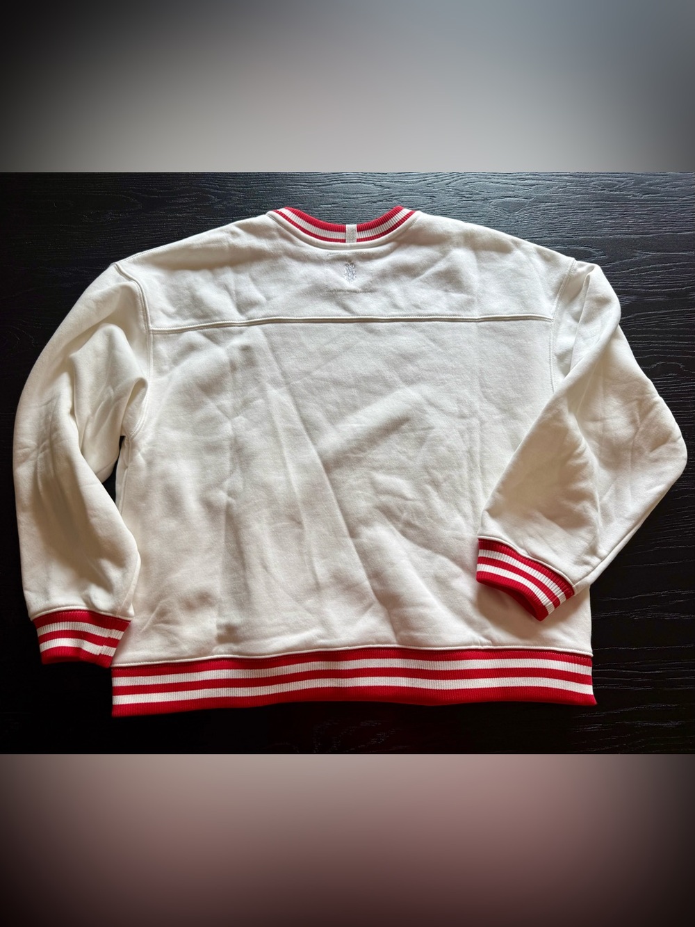 Free People Movement All Star Collegiate Pullover Logo White Combo Size S NWOT - Picture 7 of 12